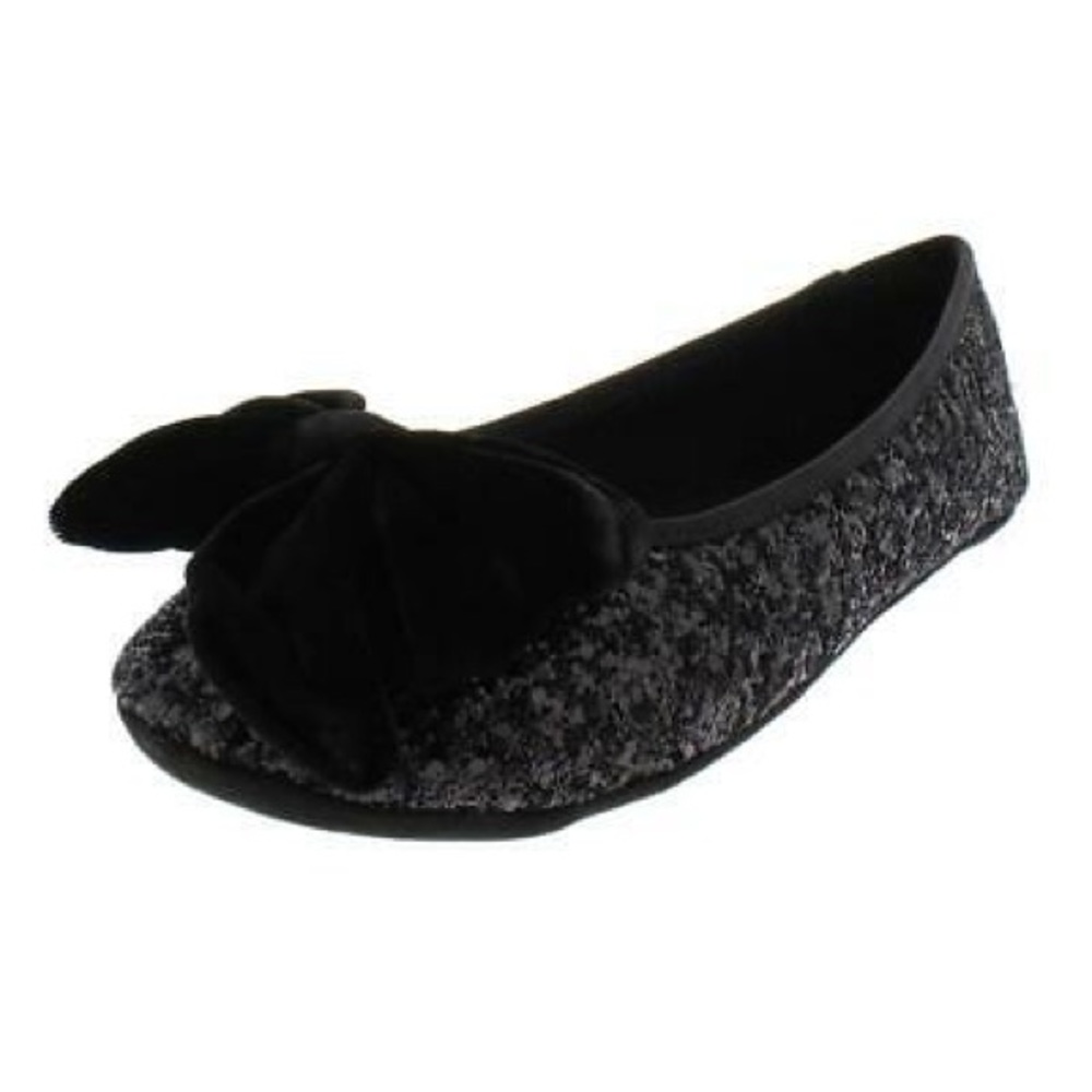 NIB Kate Spade Sussex Black Ballet Flats Shoes - Picture 2 of 6
